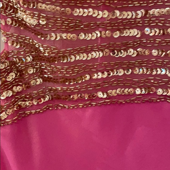 Pink and Gold Prom/Formal Dress - Picture 4 of 12